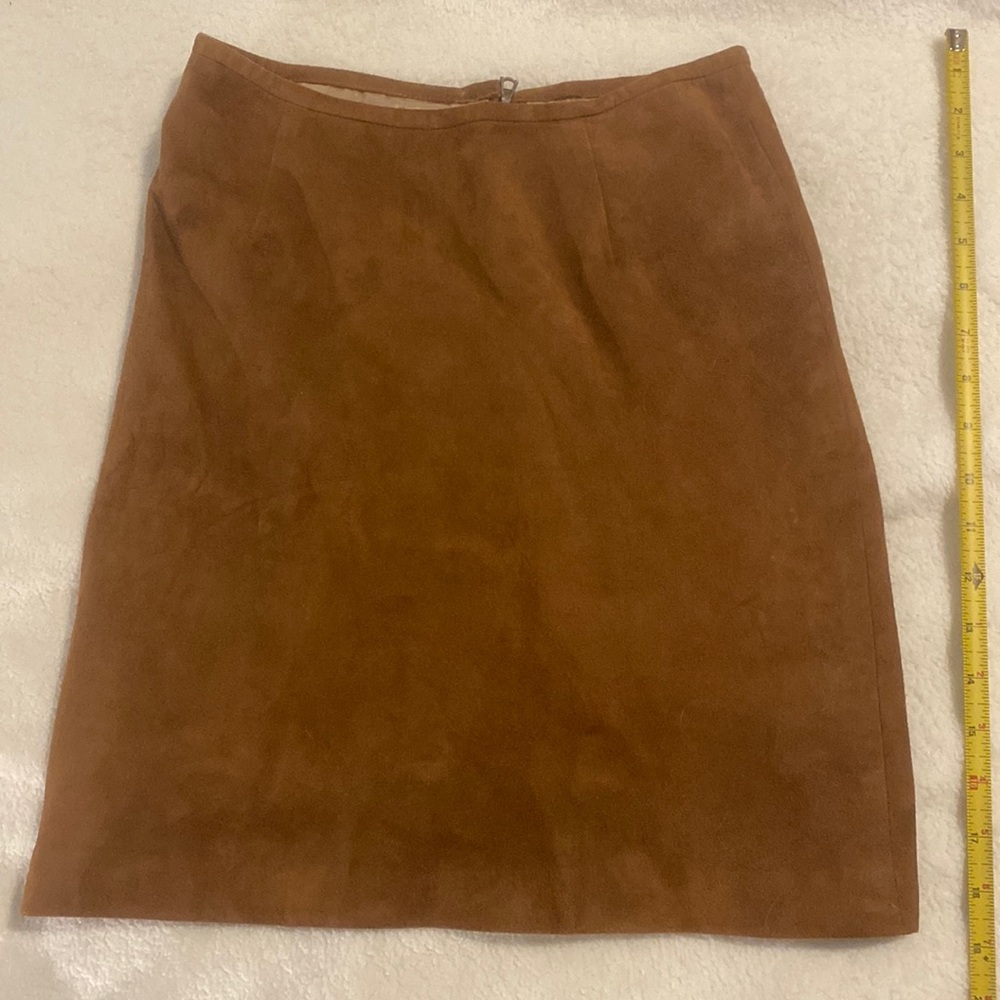 Caramel Colored Suede Mini